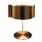 Switch Table Lamp in Satin Gold by Nendo for Oluce, Image 4