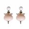 Pink Murano Glass and Brass Sconces in the style of Archimede Seguso, 1940s, Set of 2 9