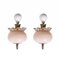 Pink Murano Glass and Brass Sconces in the style of Archimede Seguso, 1940s, Set of 2, Image 9