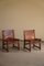 Leather & Walnut Model Riaza Hunting Lounge Chairs by Paco Muñoz, 1960, Set of 2 5