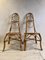 Vintage Bamboo & Rattan High Back Chair, 1960s, Image 1