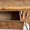 Vintage Schreibtisch oder Frisiertisch aus Korbgeflecht, Rattan & Bambus 2