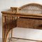 Vintage Schreibtisch oder Frisiertisch aus Korbgeflecht, Rattan & Bambus 4