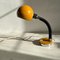 Italian Mustard Globe Desk Lamp 1