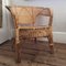 Vintage Bamboo & Cane Armchair, Image 4
