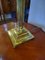 Edwardian Brass Corinthian Column Table Lamp, Image 2