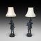 Late 19th Century Spelter Musketeer Table Lamps, 1890s, Set of 2 1