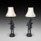 Late 19th Century Spelter Musketeer Table Lamps, 1890s, Set of 2, Image 1
