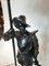 Late 19th Century Spelter Musketeer Table Lamps, 1890s, Set of 2 5