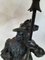 Late 19th Century Spelter Musketeer Table Lamps, 1890s, Set of 2, Image 3