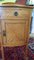 Sheraton Revival Satinwood Bow Fronted Bedside Cabinet, Image 3