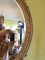 Specchio da parete ovale vittoriano in legno dorato, Immagine 2