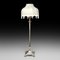 Victorian Brass Standard Oil Floor Lamp, Image 1