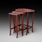 Early 20th Century Mahogany Nesting Tables, Set of 3 1