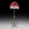 Ausziehbare Stehlampe aus Messing im Edwardianischen Stil 1