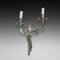 Edwardian Rococo Brass Wall Light 1