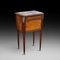 Late 19th Century French Kingwood & Mahogany Bedside Cabinet, 1890s, Image 1