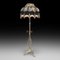 Arts and Crafts Ausziehbare Standard Lampe aus Messing, 1890er 1