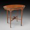 Edwardian Painted Satinwood Oval Occasional Table 1