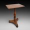Mid 19th Century Mahogany Occasional Lamp Table 1