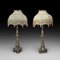 Early 20th Century Brass Table Lamps, 1920s, Set of 2, Image 1
