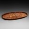 Late 19th Century Black Walnut & Marquetry Tray, 1890s, Image 1