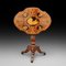 19th Century Black Forest Linden and Marquetry Inlaid Occasional Table, Image 1