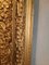 Specchio vittoriano smussato con cornice in legno dorato e gesso, Immagine 4