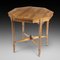 Edwardianischer achteckiger Tisch aus Buchsbaumholz mit Intarsien aus Palisander 1