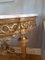 Konsolentisch aus vergoldetem Holz, frühes 19. Jh 4