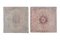 Square Pink Distressed Oushak Rugs, Set of 2, Image 2