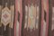 Alfombra de pasillo Kilim turca larga en morado y marrón, Imagen 7