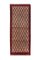 Alfombra de pasillo Tulu vintage de lana orgánica de angora marrón, Imagen 1