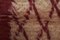 Alfombra de pasillo Tulu vintage de lana orgánica de angora marrón, Imagen 9