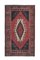 Roter anatolischer Vintage Oushak Teppich, 1970er 1
