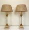 Corinthian Column Table Lamps from Kuatre, Spain, 1970s, Set of 2 9