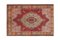 Vintage Turkish Orange Rug, Image 2