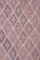 Turkish Classic Handwoven Pastel Diamond Pattern Kilim Rug, Image 3