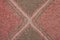 Tapis de Couloir Oushak Rose Vintage, Turquie 4