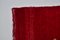 Alfombra Anatolian de lana roja carmesí tejida a mano, Imagen 9