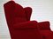 Vintage Mahogany & Wool Armchair, 1950s 14