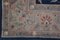 Vintage Chinese Art Deco Blue Square Rug 11