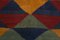 Vintage Colorful Organic Wool Mohair Tulu Rug, Image 3