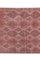 Tappeto Kilim turco classico intrecciato a mano con motivo a rombi color pastello, Immagine 6