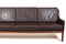 3-Sitzer Sofa aus braunem Leder von Kai Lyngfeldt Larsen für Søren Willadsen Møbelfabrik, 1960er 5