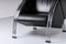 Postmodern Black and Chrome Leather Easy Chair by Young, 1980s 3