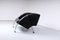 Postmodern Black and Chrome Leather Easy Chair by Young, 1980s 17