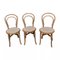 Chaises de Bistrot Cambier, 1890s, Set de 3 1