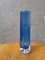 Blaue Vase aus Muranoglas von Made Murano Glass 1