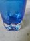 Blaue Vase aus Muranoglas von Made Murano Glass 4